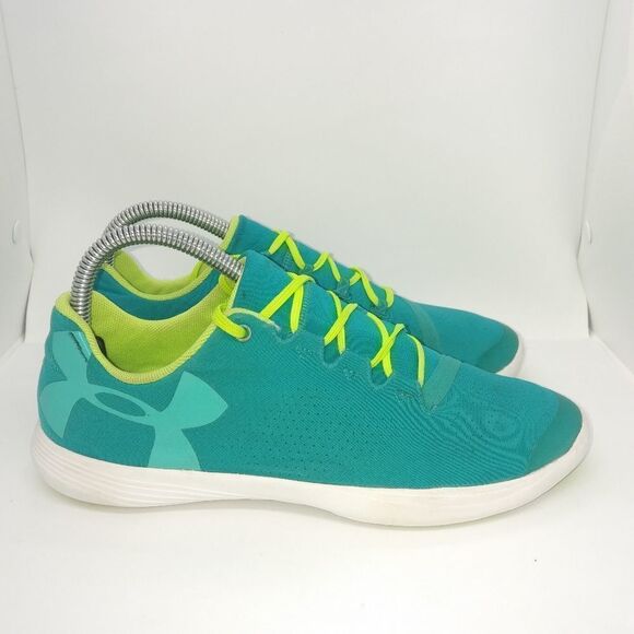 Under Armour Street‎ Precision Low Running Sneakers Unisex Youth Size 6Y Green - Picture 1 of 8